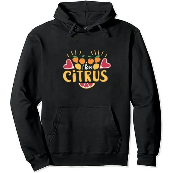 JEUXUS I Heart Crops Farming Farmer - I Love Citrus fruit Pullover Hoodie