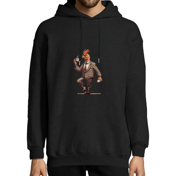 JEUXUS I May Look Calm But In My Head Ive Pecked You 3 Times T-Shirt Long-sleeved Hoodie