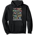 thumbnail image 1 of JEUXUS I'm Not Misbehaving I Have Autism Please Be Understanding Pullover Hoodie, 1 of 3