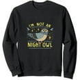 thumbnail image 1 of JEUXUS I'm Not an Early Bird or Night Owl Exhausted Pigeon Gift Long Sleeve T-Shirt, 1 of 3