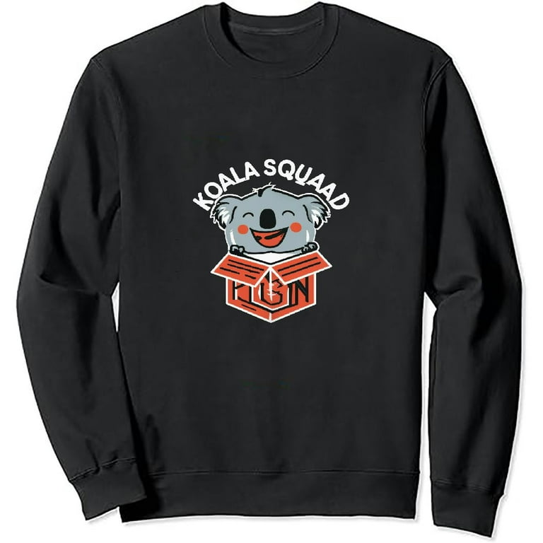 JEUXUS Koala Squad Funny Australian Koala Bear Sweatshirt