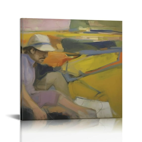 JEUXUS LEIZHAN Richard Diebenkorn Berkeley #57 Large Canvas Printing Famous Paintings Office Home Wall Art Coffee Shop Wall Decoration Painting Artwork Picture Print Canvas Poster Wall