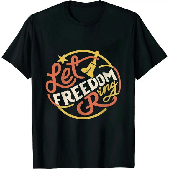 JEUXUS Let Freedom Ring Martin Luther King MLK Day Independence Day Premium T-Shirt