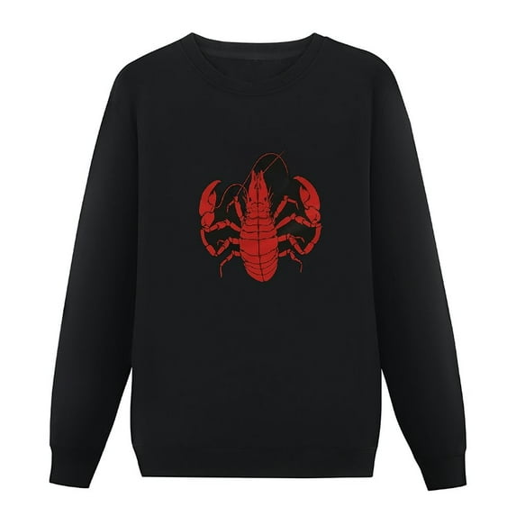 JEUXUS Lobster Hoodie - Lobster Heartbeat Hooded Sweatshirt Gift Pullover