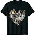 thumbnail image 1 of JEUXUS Love Bunnies Funny Rabbit Heart T-Shirt, 1 of 3
