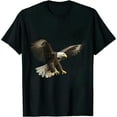 thumbnail image 1 of JEUXUS Majestic Flying American Bald Eagle T-Shirt, 1 of 3