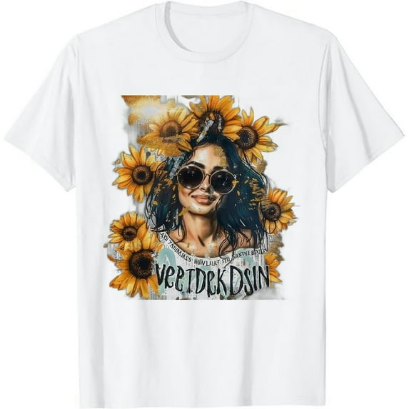 JEUXUS  Mama Bleached Shirts for Women Vintage T Shirts Skull Messy Bun Mom Graphic Tees Tops