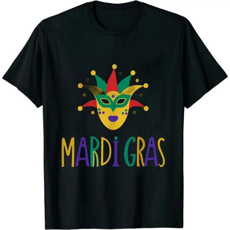 JEUXUS Mardi Gras Fat Shrove Tuesday Carnival Party New Orleanian T-Shirt