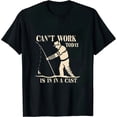thumbnail image 1 of JEUXUS Men'S Funny Fishing T-Shirt Can'T Work Today My Arm Is In A Cast Novelty Tee Shirt (3X-Large Navy Blue), 1 of 3