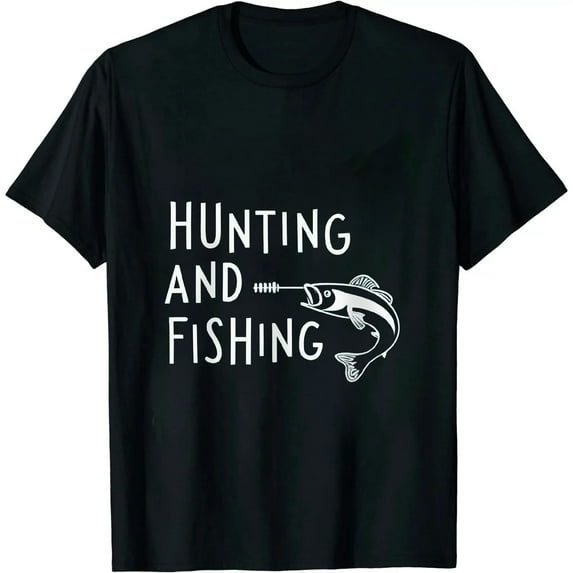 JEUXUS Mens Hunting And Fishing What Else Is There T shirt Funny Gift for Hunter Fish (Dark Heather Grey) - XL Graphic Tees