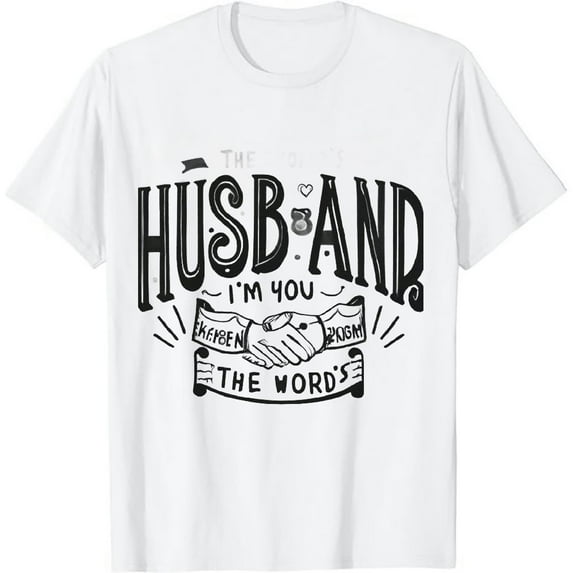 JEUXUS Mens World's Greatest Husband | Best Husband Ever T-Shirt