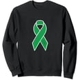thumbnail image 1 of JEUXUS Mental Health Survivor Green Ribbon Mental Health Awareness Long Sleeve T-Shirt, 1 of 3