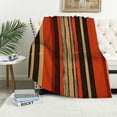 thumbnail image 1 of JEUXUS  Mexican Blanket Handwoven XLarge Tribal Arrow Falsa in Burnt Umbre Heavyweight Premium Blanket Mexican Yoga Bohemian Throw Indian Rug Serape, 1 of 6