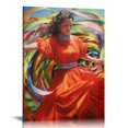 thumbnail image 1 of JEUXUS  Mexican Folk Dancer Mexican Wall Art Poster Vintage Poster Wall Art Paintings Canvas Wall Decor Home Decor Living Room Decor Aesthetic Prints, 1 of 5
