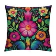 thumbnail image 1 of ONETECH Mexican Pillow Cover Day of The Dead Decorations Dia De Los Muerts Pillow Case Decor Spanish Mexican Decorations for Home Party 18x18in, 1 of 5