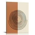 thumbnail image 1 of JEUXUS Minimalist Boho Wall Art Set of , Mid-Century Modern Wall Art Decor, Neutral Geometric Line Sun Canvas Prints Artwork, Framed Abstract Boho Wall Art Decor for Bathroom, Bedroom, Livin16x20in, 1 of 4