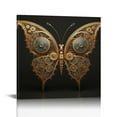 thumbnail image 1 of JEUXUS Modern Canvas Painting Poster Print Square a Mechanical Buterflues in the Style of Steampunk for Home Decor, 1 of 4