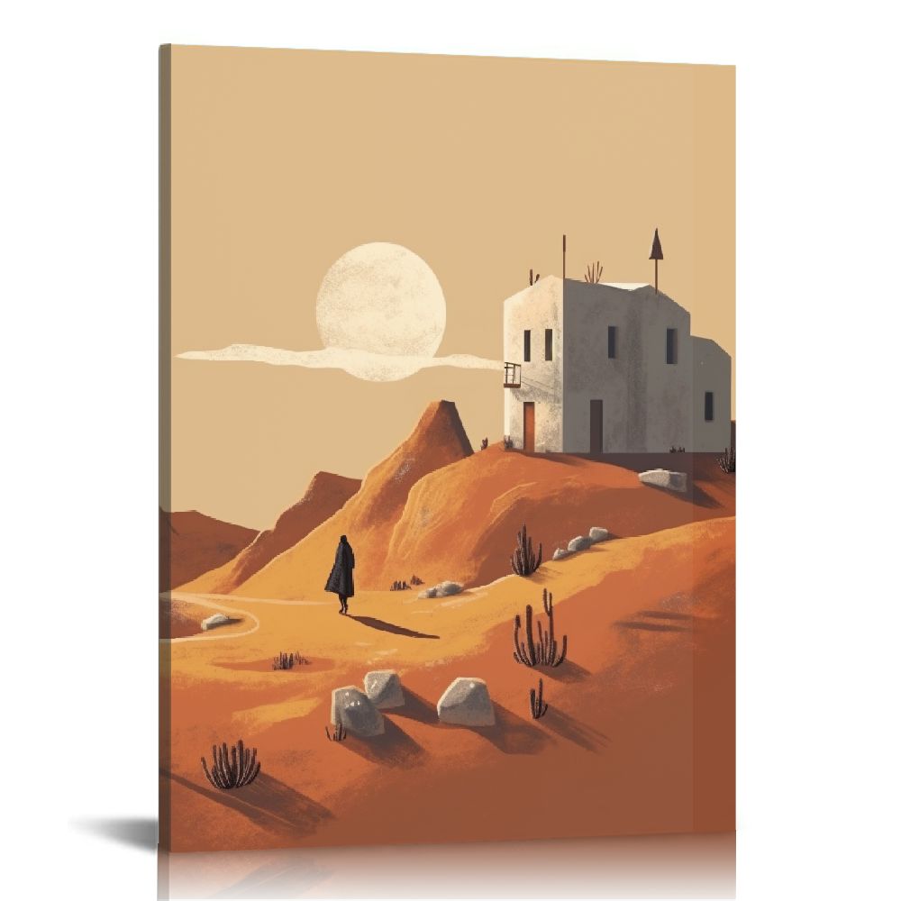 Parable Poster JEUXUS Modern Minimalist Jesus Canvas Wall Art Abstract Prodigal Son ...