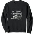 thumbnail image 1 of JEUXUS My Snail Christmas Xmas Pajama Shirt - Snail Lover Pullover, 1 of 3