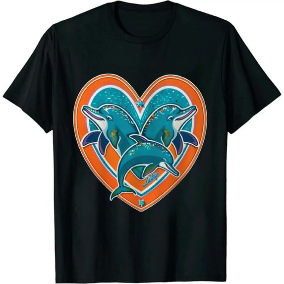 JEUXUS NFL Teams Girls Youth Short Sleeve V-Neck Heart T-Shirt (4-14)