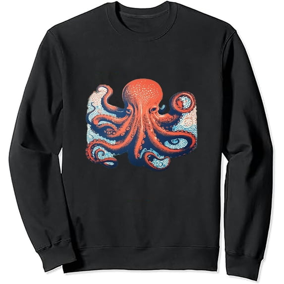 JEUXUS Octopus pullover for men women boys girls