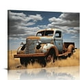thumbnail image 1 of JEUXUS  Old Car Wall Art Rusty Truck Canvas Picture Vintage Blue Car Prints Country Style Artwork Farmhouse Living Room Wall Decor, 1 of 4