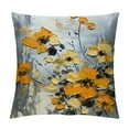 thumbnail image 1 of JEUXUS Orange Flower Rose Floral Picture Prints Elegant Rose Soft and Durable Plush Pillowcase White, 1 of 5