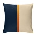 thumbnail image 1 of JEUXUS  Pack of  Throw Pillow Covers Decorative Patchwork with Gold Leather Pillowcase Soft Solid Decoration Cushion Case Square for Couch Sofa Bed Chair Living Room Dark Blue, 1 of 5