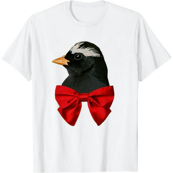 JEUXUS Penguin Costume T Shirt Halloween Outfit Bowtie Cute Animal T-Shirt