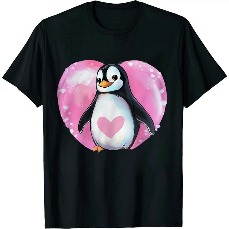 Just A Girl Who Loves Penguins T-Shirt Birthday Girl Gift Just A Girl Who Loves Penguins T-Shirt Birthday Girl Gift
