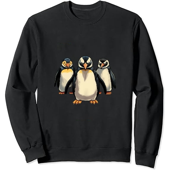 JEUXUS Penguin Shirt Penguins Animals of the World Penguin Lovers T-Shirt Funny T-Shirt