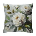 thumbnail image 1 of JEUXUS Pillow Case Rustic White Flower Abstract Botanical Picture Short Plush Pillowcase White, 1 of 5