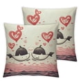 thumbnail image 1 of RUIYC Pillow Covers Gifts, Gifts for Kids, Pillow,Ocean Nursery Decor,Baby Animals Nursery Decor 2pc, 1 of 6