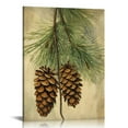 thumbnail image 1 of JEUXUS Pine Cone Wooden Wall Art, 12" x 16", 1 of 4