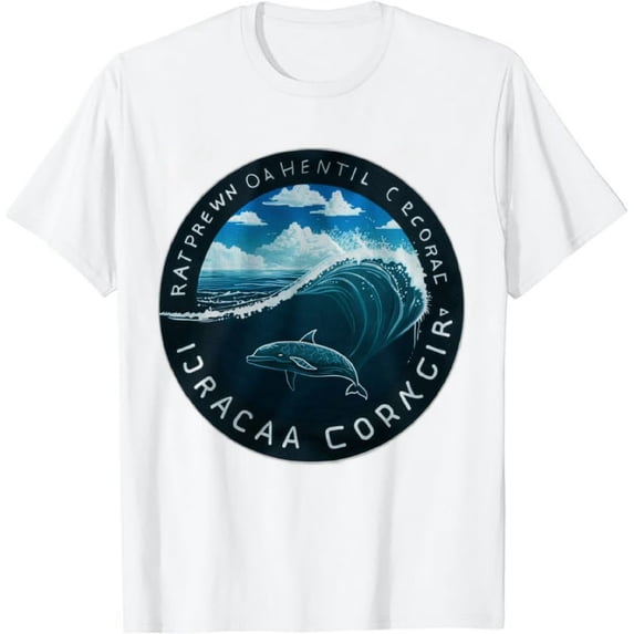 JEUXUS Protect Our Ocean Protect Our Future Tee Shirt Whale Ocean T-Shirt