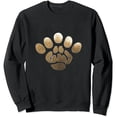 thumbnail image 1 of JEUXUS Pullover  Women's Heart Dog Paw Graphic Soft Sweatshirt Casual Long Sleeve Fashion Dog Mom Blouse, 1 of 3