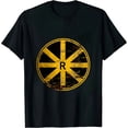 thumbnail image 1 of JEUXUS Railroad Crossing Sign T-Shirt 1935 Train Warning Symbol Tee, 1 of 3