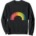 thumbnail image 1 of JEUXUS Rainbow Shirt Vintage 80's Retro Style Women Men Girls Gift T-Shirt Long-sleeved T-shirt Funny Shirt, 1 of 3