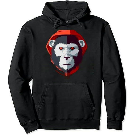 JEUXUS Really Like Baboons Baboon Monkey Primate Pullover Hoodie