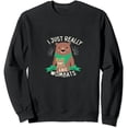 thumbnail image 1 of JEUXUS Really Like Wombats Owner Australian Animals Long Sleeve T-Shirt, 1 of 3