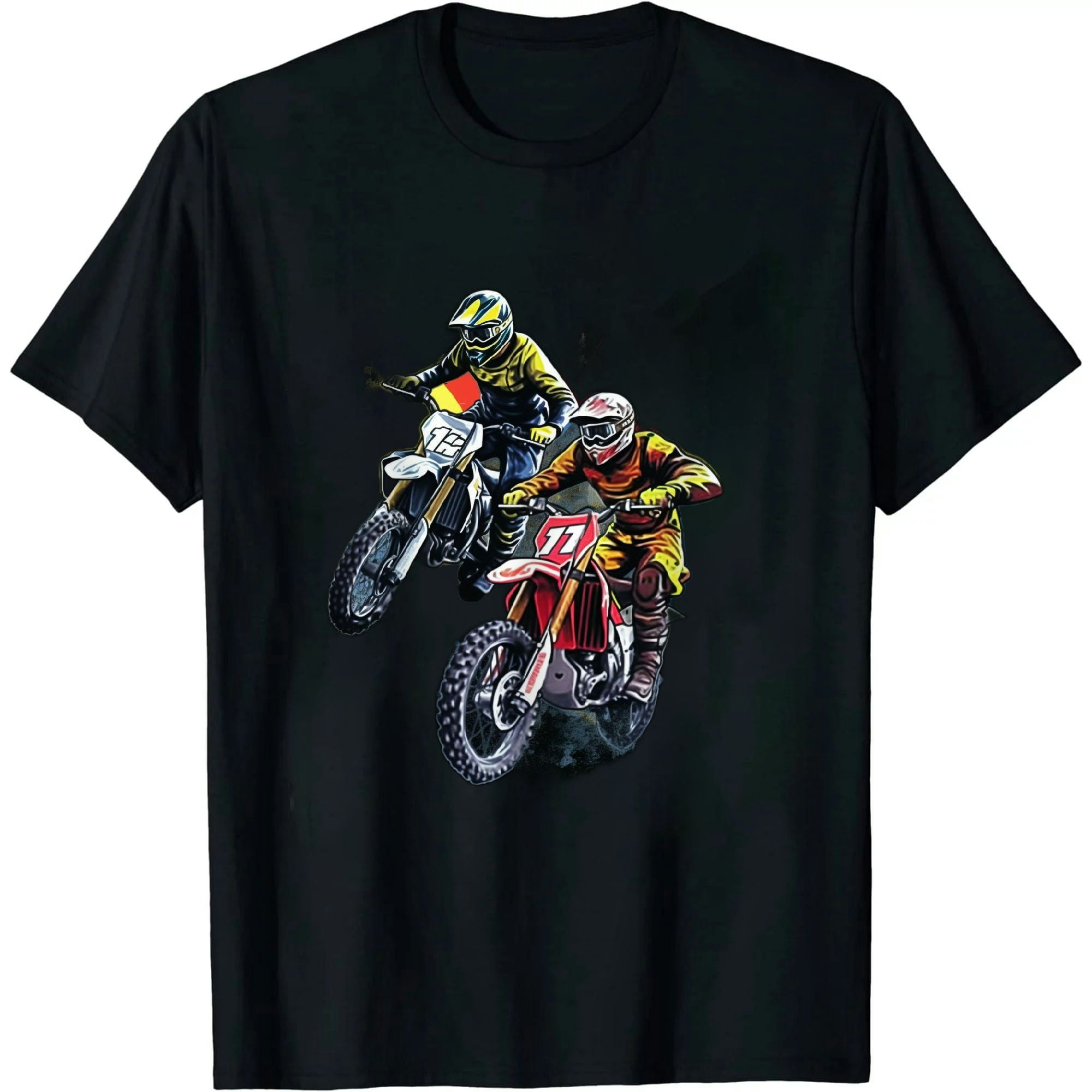 JEUXUS Retro Dirt Bike Boys Toddler Motocross T Shirt Walmart