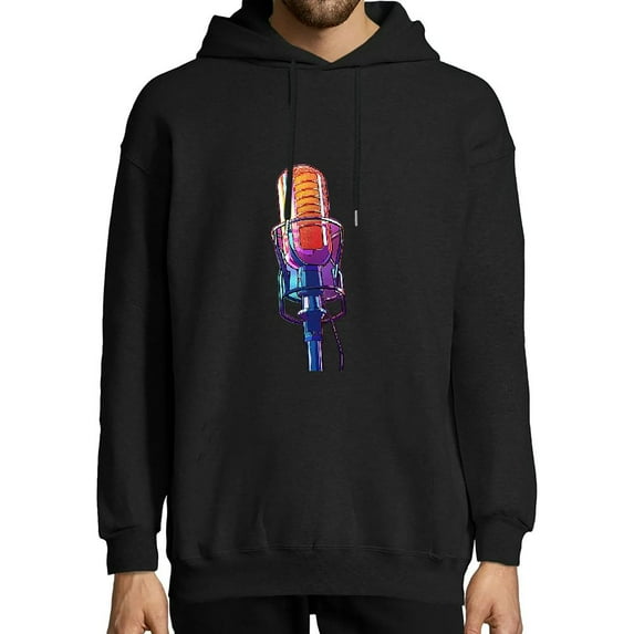 JEUXUS Retro style Vintage Singer Musical T-Shirt Long-sleeved Hoodie