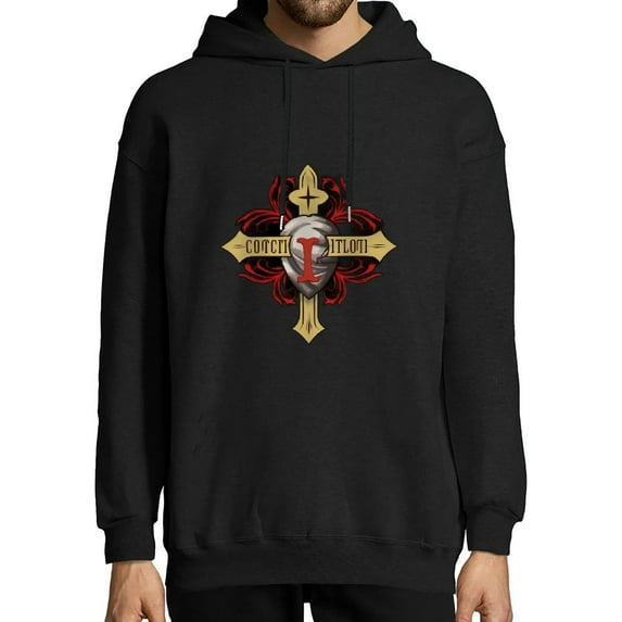 JEUXUS Roman Catholic Sacred Heart Pullover Hoodie
