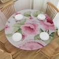 thumbnail image 1 of JEUXUS Rose Printed Tablecloth Round or Rectangle Tablecloth Fabric Table Cover for Kitchen, Dining Room and Party, 1 of 7