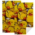 JEUXUS Rubber Ducks Spa Towel Hand Towel 27.5*16in 2Pack for Kitchens