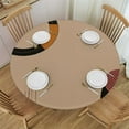 thumbnail image 1 of JEUXUS  Rustic Mid Round Tablecloth - Table Cover with Century Art Abstract Modern Boho Art Arches Print Pattern,Great for Parties,Weddings,Kitchen,Resistant Table Cover, 1 of 7