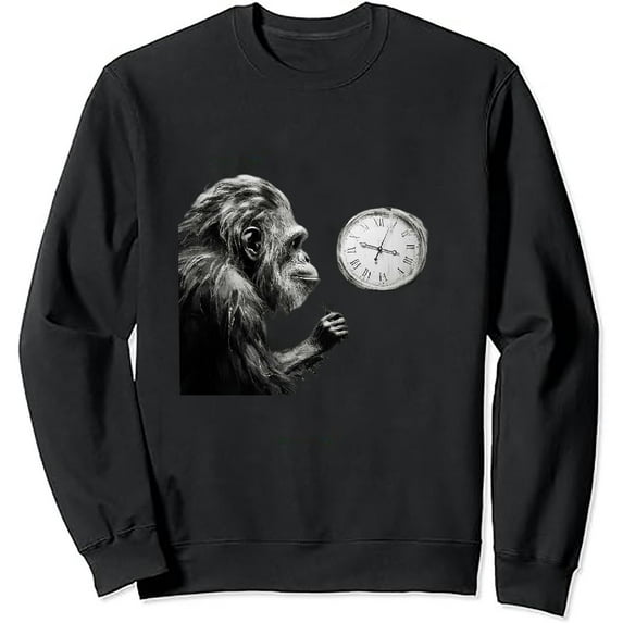 JEUXUS Sasquatch Silhouette Retro Bluegrass pullover