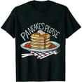 thumbnail image 1 of JEUXUS Shrove Tuesday Pancake Day Funny Pancakes Please Premium T-Shirt, 1 of 3