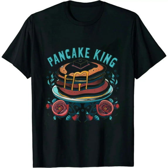 JEUXUS Shrove Tuesday Pancake King T-Shirt