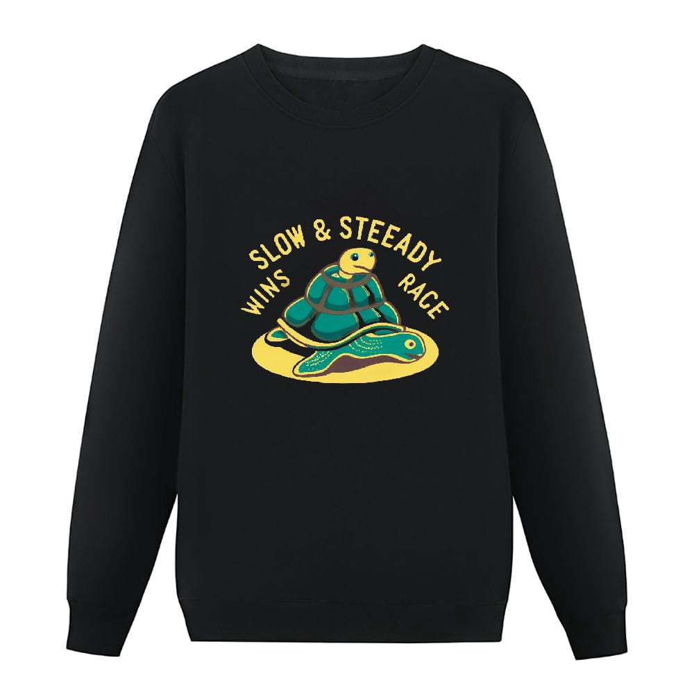 JEUXUS Slow & Steady Wins The Race Turtle vs Rabbit Funny Running ...